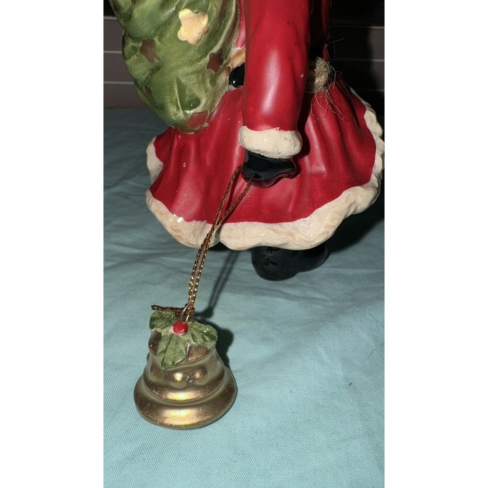 Jointed‎ Dangle Legs Santa Claus Christmas Ornament Vintage - Picture 8 of 8